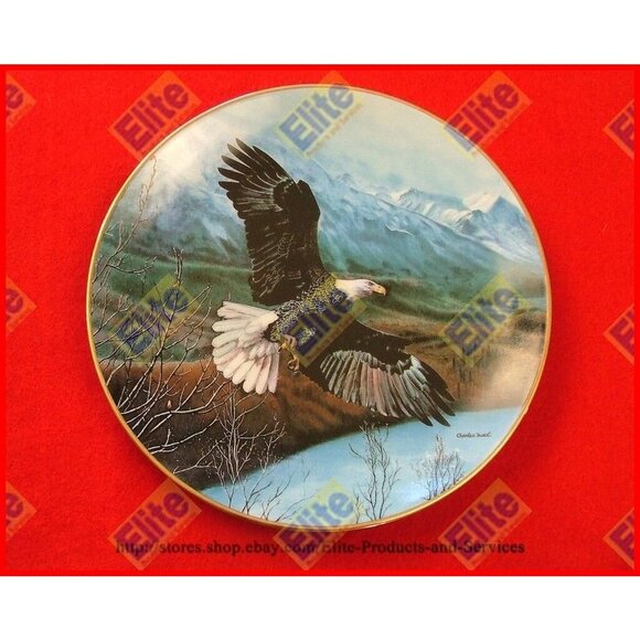Soaring Majesty "Freedom" Collectors Plate - MIB - COA by Frace - Picture 1 of 3
